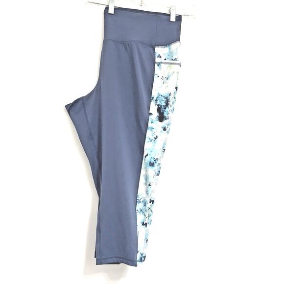 Livi Active by Lane Bryant Women's Sz 3X(22/24) Slate Blue Wicking Capri Legging - Picture 8 of 15